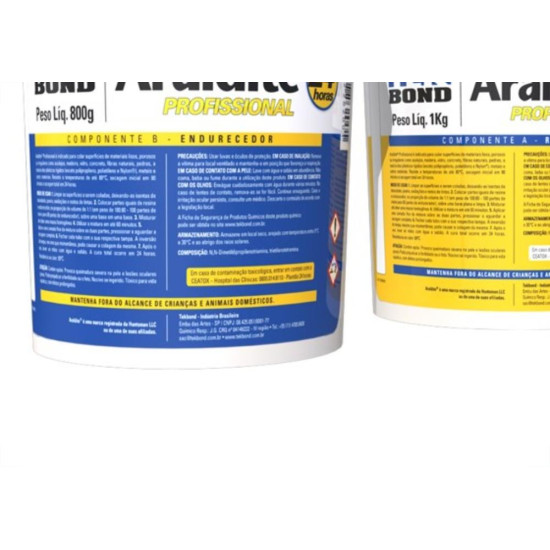 Araldite Tekbond 24 Horas Resina-Endurecedor 1,8 Kilos 