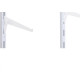 Suporte Prateleira Multivisao Aco Simples Branco 20Cm Trilho Ss-20 Suporte Prateleira Multivisao Aco Simples Branco 20Cm Trilho Ss-20