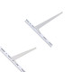 Suporte Prateleira Multivisao Aco Simples Branco 30Cm Trilho Ss-30 Suporte Prateleira Multivisao Aco Simples Branco 30Cm Trilho Ss-30