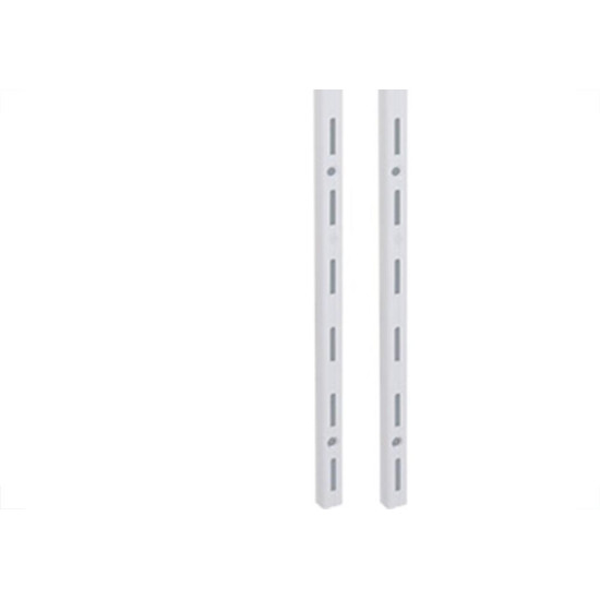 Trilho Prateleira Multivisao Aco Simples Branco 1,5m Ts-150 Trilho Prateleira Multivisao Aco Simples Branco 1,5m Ts-150
