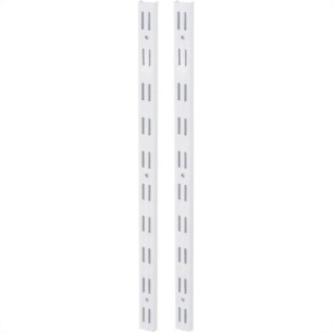 Trilho Prateleira Multivisao Aco Duplo Branco 1,0M Td-100
