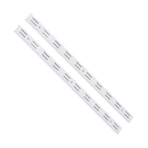 Trilho Prateleira Multivisao Aco Duplo Branco 1,0M Td-100 Trilho Prateleira Multivisao Aco Duplo Branco 1,0M Td-100