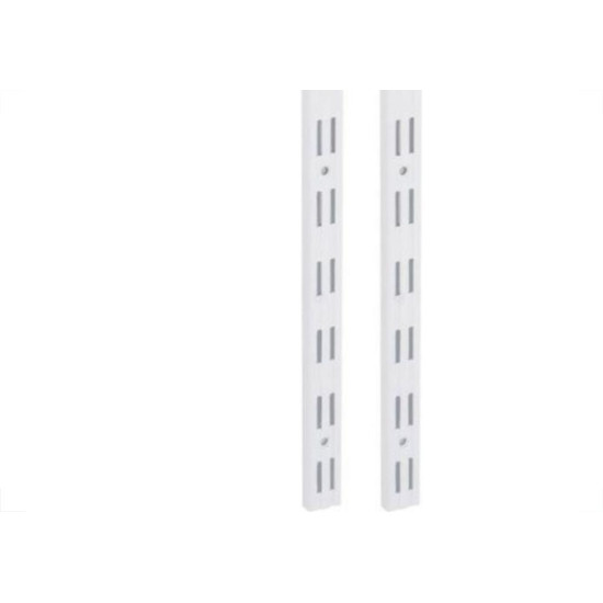 Trilho Prateleira Multivisao Aco Duplo Branco 1,0M Td-100 Trilho Prateleira Multivisao Aco Duplo Branco 1,0M Td-100
