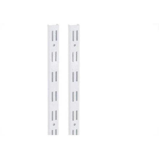 Trilho Prateleira Multivisao Aco Duplo Branco 1,0M Td-100 Trilho Prateleira Multivisao Aco Duplo Branco 1,0M Td-100
