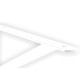 Suporte Prateleira Hayner Leve Branca 10Cm Peca 201405 - Kit C/12 Suporte Prateleira Hayner Leve Branca 10Cm Peca 201405 - Kit C/12