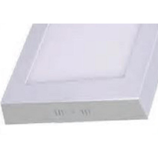 Luminaria Led Plafon Ecolume Externo Quadrado 12W 6000K 21028 Luminaria Led Plafon Ecolume Externo Quadrado 12W 6000K 21028