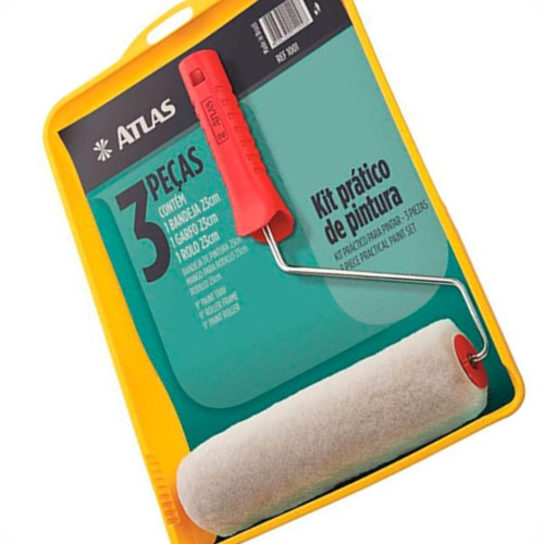Kit Pintura Atlas 1001 Com 3 Pecas 1001 Kit Pintura Atlas 1001 Com 3 Pecas 1001