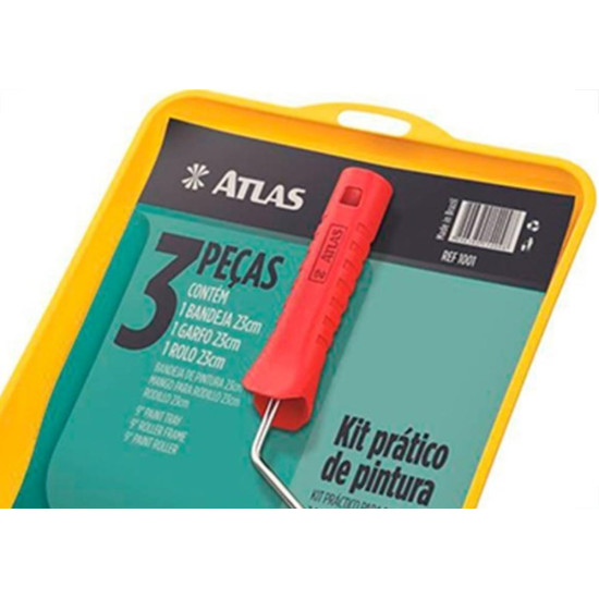 Kit Pintura Atlas 1001 Com 3 Pecas 1001 Kit Pintura Atlas 1001 Com 3 Pecas 1001