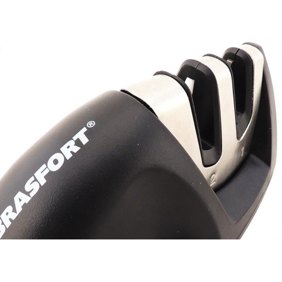 Afiador De Facas Brasfort Mini 2 Em 1 7456 Afiador De Facas Brasfort Mini 2 Em 1 7456