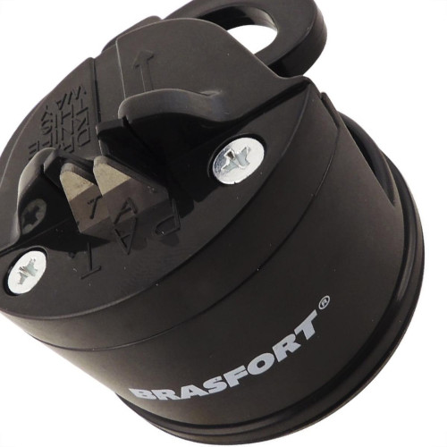 Afiador De Facas Brasfort Mini Com Ventosa 7455 Afiador De Facas Brasfort Mini Com Ventosa 7455