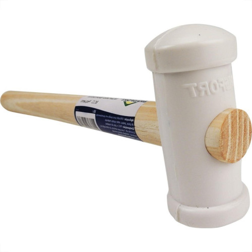 Martelo Azulejista Borracha Brasfort Pequeno Branco 7875 Martelo Azulejista Borracha Brasfort Pequeno Branco 7875