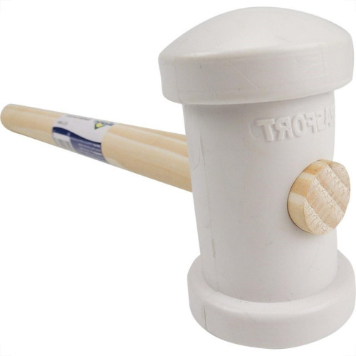 Martelo Azulejista Borracha Brasfort Medio Branco 7876 Martelo Azulejista Borracha Brasfort Medio Branco 7876