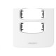 Placa Alumbra Gracia 4X2 Branca (3 Modulos) 85302