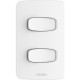 Conjunto Alumbra Gracia 4X2 Branco Com Placa 2 Simples 85324 Conjunto Alumbra Gracia 4X2 Branco Com Placa 2 Simples 85324