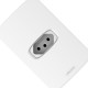 Conjunto Alumbra Gracia 4X2 Branco Com Placa 1 Tomada 10A 85333 Conjunto Alumbra Gracia 4X2 Branco Com Placa 1 Tomada 10A 85333