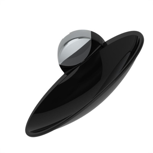 Acessorio Wc Herc Lavello Saboneteira Preta/Cromada 4062