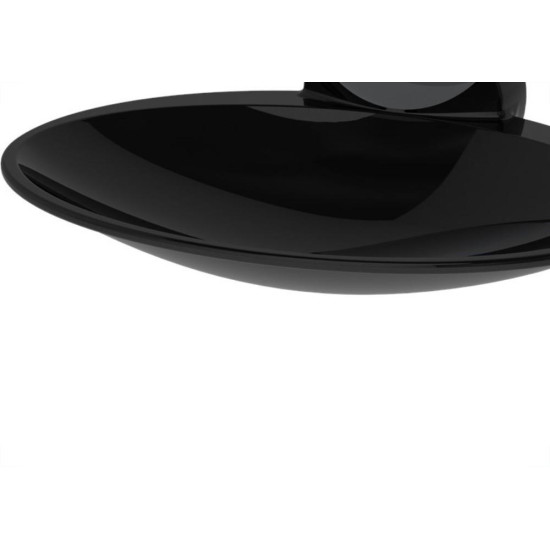 Acessorio Wc Herc Lavello Saboneteira Preta/Cromada 4062