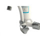 Torneira Abs Bica Movel Com Filtro Abs Herc Branco/Cromado 2906 Torneira Abs Bica Movel Com Filtro Abs Herc Branco/Cromado 2906