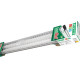 Luminaria Led Aletada Taschibra Tubular 2 X 20,5W Bivolt Branco 130Cm -01 Luminaria Led Aletada Taschibra Tubular 2 X 20,5W Bivolt Branco 130Cm -01