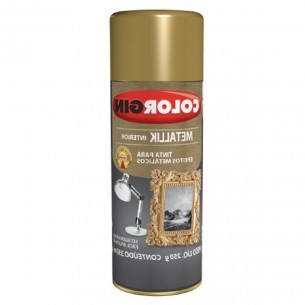 Spray Colorgin Metalik Dourado 350Ml 57