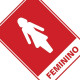 Placa Sinalizacao Poliestireno 15X20 ''sanitario Feminino'' 220Ac Placa Sinalizacao Poliestireno 15X20 ''sanitario Feminino'' 220Ac