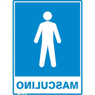 Placa Sinalizacao Poliestireno 15X20 ''sanitario Masculino''  220Ag