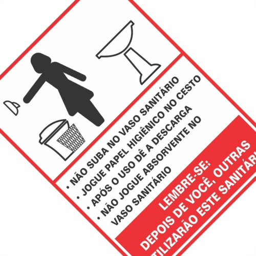 Placa Sinalizacao Poliestireno 15X20 ''procedimento Sanitario Feminino'' 220Ag Placa Sinalizacao Poliestireno 15X20 ''procedimento Sanitario Feminino'' 220Ag