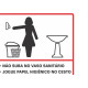 Placa Sinalizacao Poliestireno 15X20 ''procedimento Sanitario Feminino'' 220Ag Placa Sinalizacao Poliestireno 15X20 ''procedimento Sanitario Feminino'' 220Ag