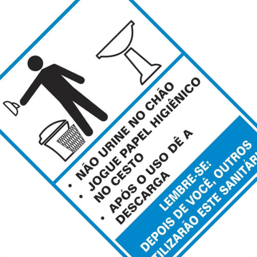 Placa Sinalizacao Poliestireno 15X20 ''Procedimento Sanitario Masculino'' 220Ah Placa Sinalizacao Poliestireno 15X20 ''Procedimento Sanitario Masculino'' 220Ah