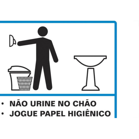 Placa Sinalizacao Poliestireno 15X20 ''Procedimento Sanitario Masculino'' 220Ah Placa Sinalizacao Poliestireno 15X20 ''Procedimento Sanitario Masculino'' 220Ah