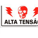 Placa Sinalizacao Poliestireno 15X20 ''Perigo Alta Tensao'' 220Be Placa Sinalizacao Poliestireno 15X20 ''Perigo Alta Tensao'' 220Be