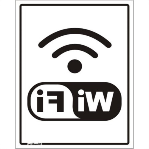 Placa Sinalizacao Poliestireno 15X20 ''Internet Wifi'' 220Br Placa Sinalizacao Poliestireno 15X20 ''Internet Wifi'' 220Br