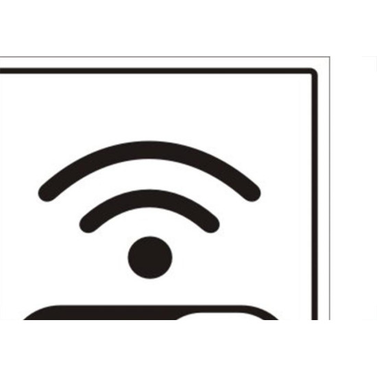 Placa Sinalizacao Poliestireno 15X20 ''Internet Wifi'' 220Br Placa Sinalizacao Poliestireno 15X20 ''Internet Wifi'' 220Br