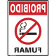 Placa Sinalizacao Poliestireno 15X20 ''proibido Fumar'' 220Ab Placa Sinalizacao Poliestireno 15X20 ''proibido Fumar'' 220Ab