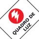 Placa Sinalizacao Poliestireno 15X20 ''Quadro De Luz'' 220Al Placa Sinalizacao Poliestireno 15X20 ''Quadro De Luz'' 220Al