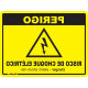 Placa Sinalizacao Poliestireno 15X20 ''Perigo Risco De Choque Eletrico'' 220By Placa Sinalizacao Poliestireno 15X20 ''Perigo Risco De Choque Eletrico'' 220By