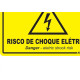 Placa Sinalizacao Poliestireno 15X20 ''Perigo Risco De Choque Eletrico'' 220By Placa Sinalizacao Poliestireno 15X20 ''Perigo Risco De Choque Eletrico'' 220By