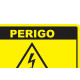 Placa Sinalizacao Poliestireno 15X20 ''Perigo Risco De Choque Eletrico'' 220By Placa Sinalizacao Poliestireno 15X20 ''Perigo Risco De Choque Eletrico'' 220By