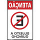 Placa Sinalizacao Poliestireno 20X30 ''Proibido Estacionar Sujeito A Guincho'' 250By Placa Sinalizacao Poliestireno 20X30 ''Proibido Estacionar Sujeito A Guincho'' 250By