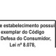 Placa Sinalizacao Poliestireno 20X30 ''Lei Do Consumidor'' 250Cd Placa Sinalizacao Poliestireno 20X30 ''Lei Do Consumidor'' 250Cd