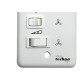 Controle Ventilador Techna Capacitivo 127V Branco Vt-007 Controle Ventilador Techna Capacitivo 127V Branco Vt-007