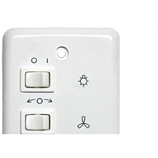 Controle Ventilador Techna Capacitivo 127V Branco Vt-007 Controle Ventilador Techna Capacitivo 127V Branco Vt-007