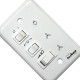 Controle Ventilador Techna Capacitivo 220V Branco Vt-008 Controle Ventilador Techna Capacitivo 220V Branco Vt-008