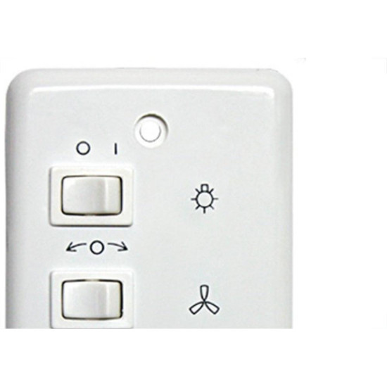 Controle Ventilador Techna Capacitivo 220V Branco Vt-008 Controle Ventilador Techna Capacitivo 220V Branco Vt-008