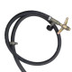 Registro Gas Glp P-13 Maxchamas Com Mangueira 1,00M Registro Gas Glp P-13 Maxchamas Com Mangueira 1,00M