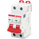 Kit C/2 - Disjuntor Steck Din Bipolar 06A Sdd62C06 Kit C/2 - Disjuntor Steck Din Bipolar 06A Sdd62C06