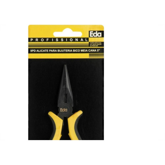 Alicate Bijouteria Eda Bico Liso Meia Cana 5'' 9Pd Alicate Bijouteria Eda Bico Liso Meia Cana 5'' 9Pd
