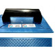 Desempenadeira Pvc Giraldi 16X28 Corrugada Azul 