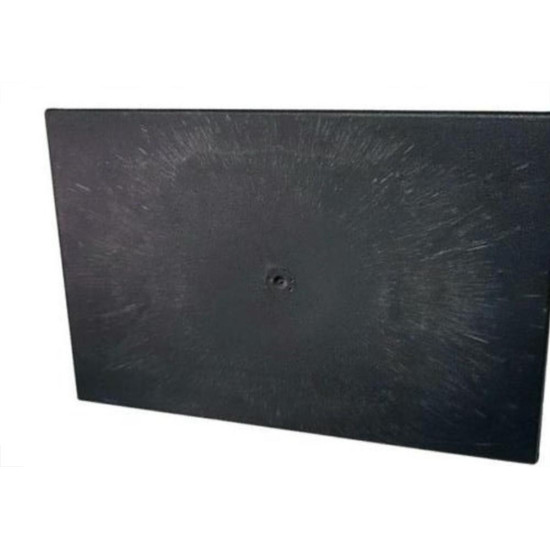 Desempenadeira Pvc Giraldi 22X34 Lisa Preta 