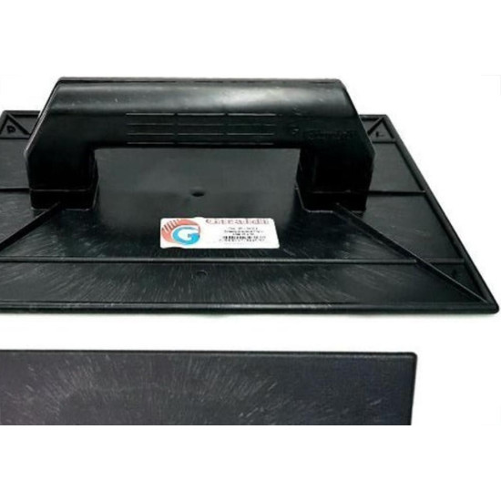 Desempenadeira Pvc Giraldi 22X34 Lisa Preta 